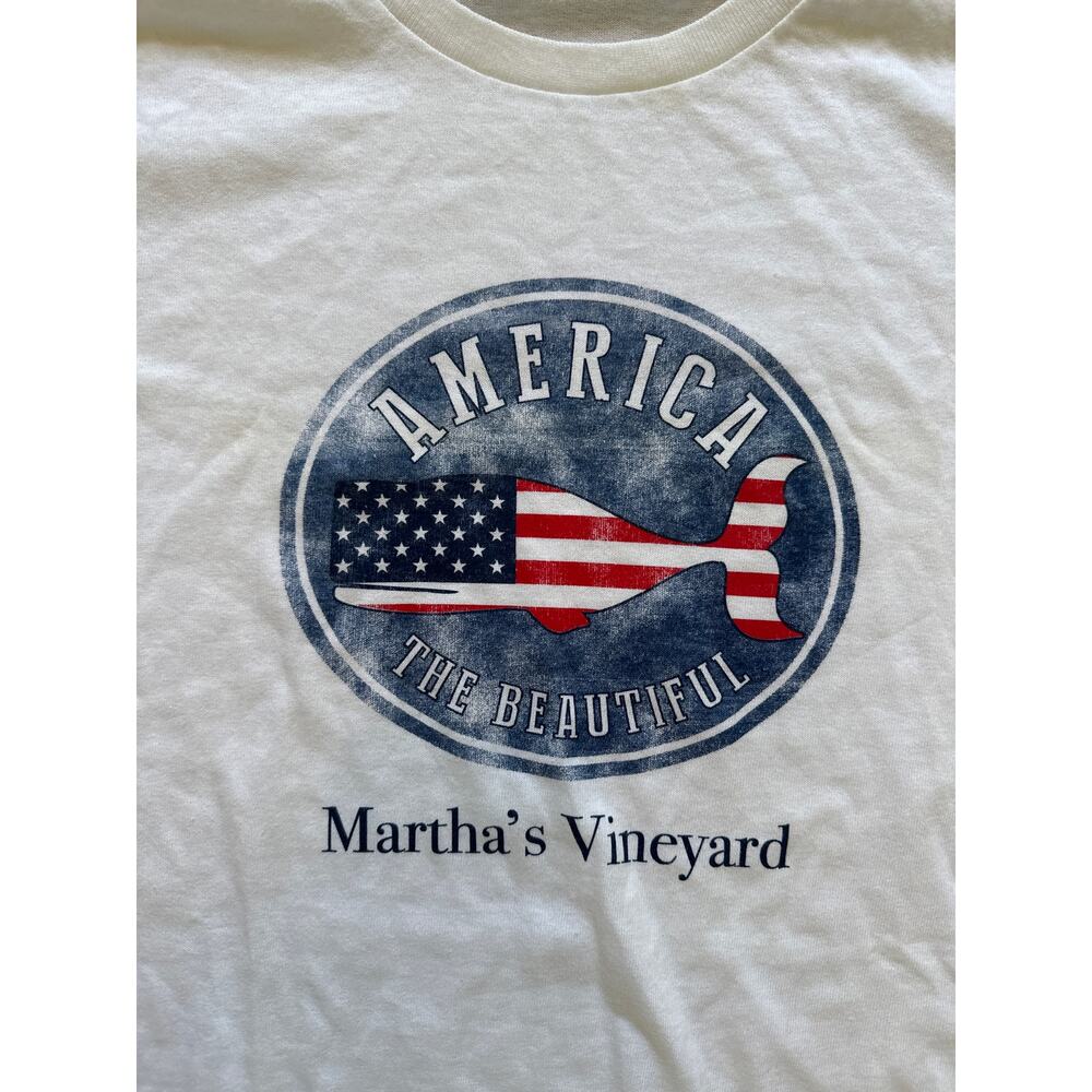 Martha's Vineyard America The Beautiful Vintage Tshirt Small - Picture 2 of 3